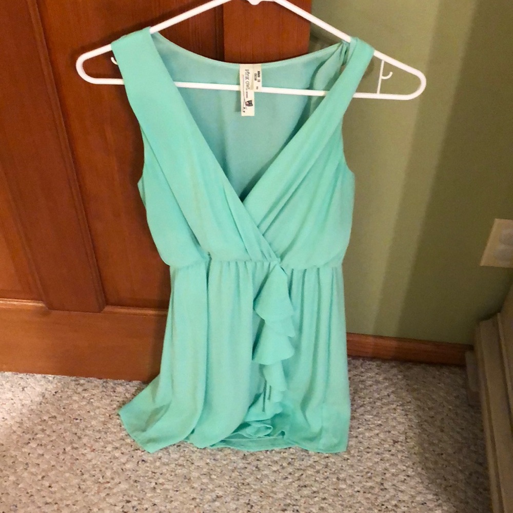 Mint green dress